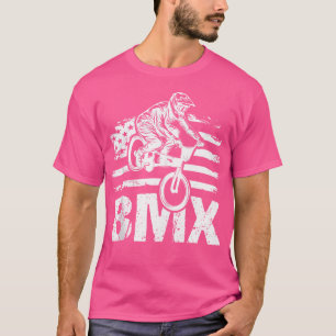 BMX Vlag Verenigde Staten Amerikaanse Vlag Sport F T-shirt