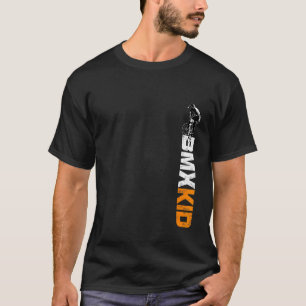 BMX voor kinderen van alle leeftijden met een spec T-shirt
