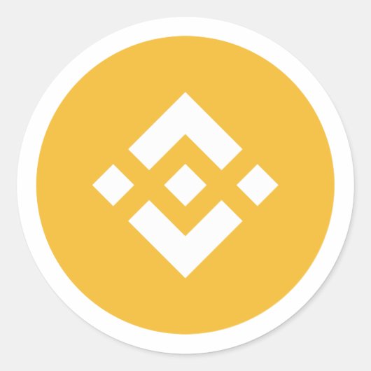 BNB Binance sticker (Devant)