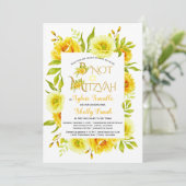 B'Not Mitzvah demande 1 Invitation (Debout devant)