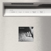 Bnw colonnade of Park Guell Magneet (Insitu (Vaatwasser))