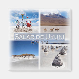 BO0023 Amerika, Zuid-Amerika, Bolivia, Koelkast Magneet
