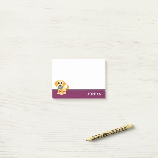 Bo de Dog Post-it® Notes (Op bureau)