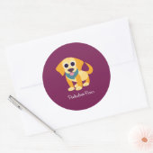 Bo de Dog Ronde Sticker (Envelop)