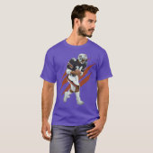 Bo Jackson Running Bold #34 Claw T-shirt (Voorkant volledig)