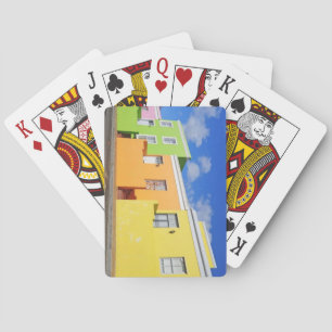 Bo-Kaap, Kaapstad, Zuid-Afrika Pokerkaarten