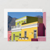 Bo-Kaap Met La Carte Postale Du Cap (Devant / Derrière)