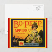 Bo Peep- en Schapenappelen Briefkaarten (Voorkant / Achterkant)