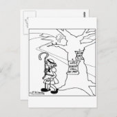 Bo Peep Posts Lost Sheep Sign Briefkaart (Voorkant / Achterkant)