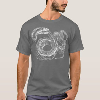 Boa constrictor skelet t-shirt