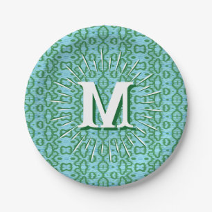 Boa Ripple in Green + Aqua Persoonlijk Papieren Bordje