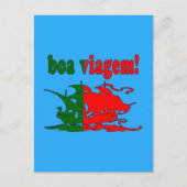 Boa Viagem - Goede reis in het Portugees - Vakanti Briefkaart (Voorkant)