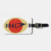 BOAC-Logo Bagagelabel (Voorkant horizontaal)