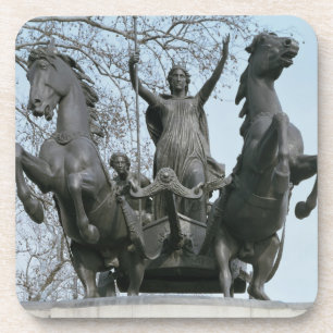 Boadicea, 1850 s (bronzen) (zie ook 33580) drankjes onderzetter