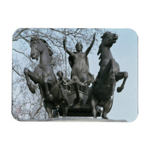Boadicea, 1850 s (bronzen) (zie ook 33580) magneet