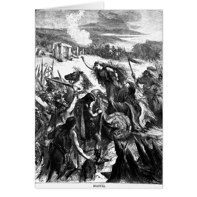 Boadicea incitant l'Iceni contre les Romains (Devant)