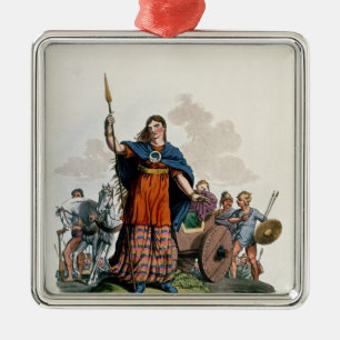 Boadicea, koningin van de Iceni Metalen Ornament