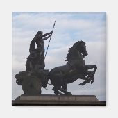 Boadicea Standbeeld Magneet (Voorkant)