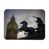 Boadicea Statue - Big Ben - Londen - Magnet Magneet (Horizontaal)