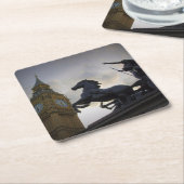 Boadicea Statue - Big Ben - London Onderzetter (Schuin)