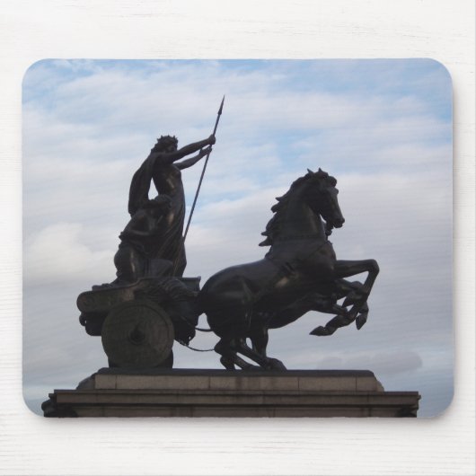 Boadicea Statue Mousepad Muismat (Voorkant)