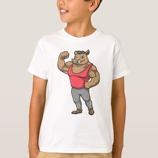 Boar Bodybuilder T-shirt (Voorkant)