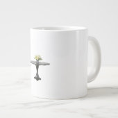 Board and Batten Wainscoting Modern Geometric  Extra Grote Beker (Voorkant rechts)