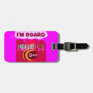 Board Bee Art Print Bagagelabel