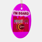 Board Bee Art Print Keramisch Ornament (Rechts)