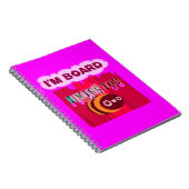 Board Bee Art Print Notitieboek (Rechterzijde)