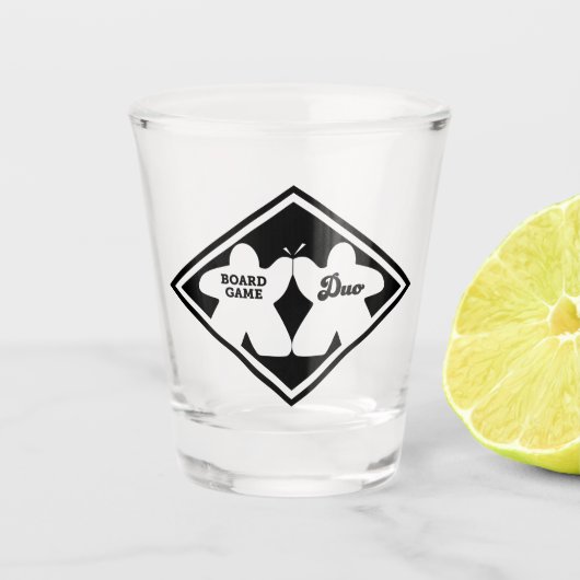 Board Game Duo Shot Glass Glas (Voorkant)