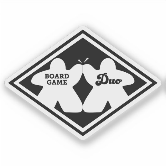 Board Game Duo Vinyl Sticker (Voorkant)