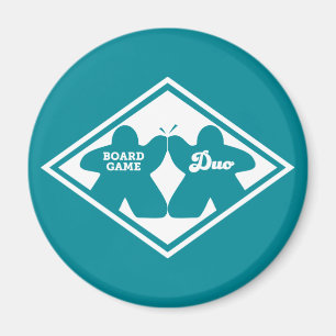 Board Game Duo White Lijst Magnet Magneet