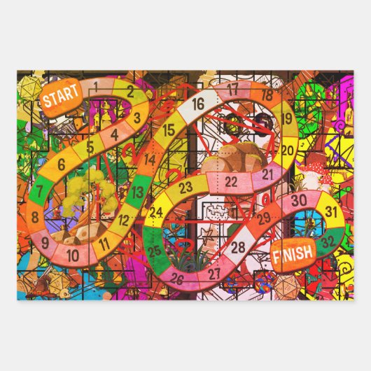 Board Game Inpakpapier Vel (Voorkant)