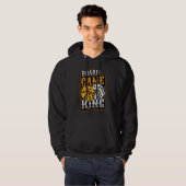 Board Game King Dice Tabletop Board Game Player Hoodie (Voorkant volledig)