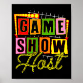 Board Game Lover Trivia Game Night Funny Game Show Poster (Voorkant)