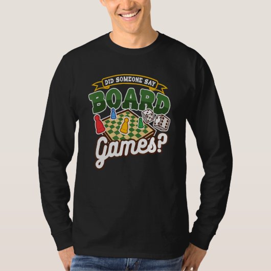 Board Game Tabletop Strategy Game Board Game Funn T-shirt (Voorkant)