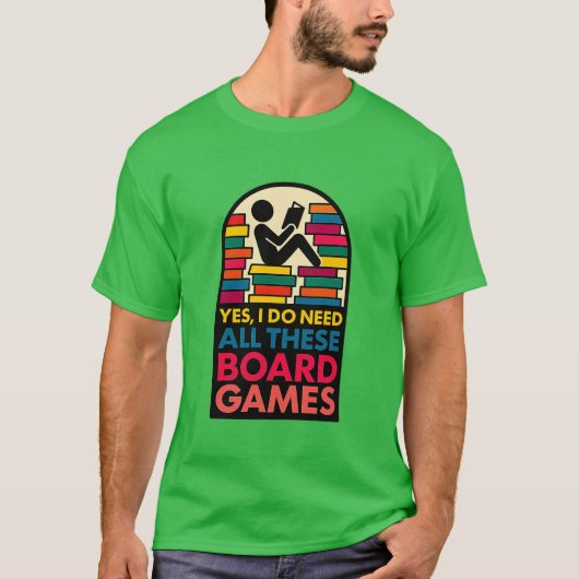 Board Gamer T-shirt (Voorkant)