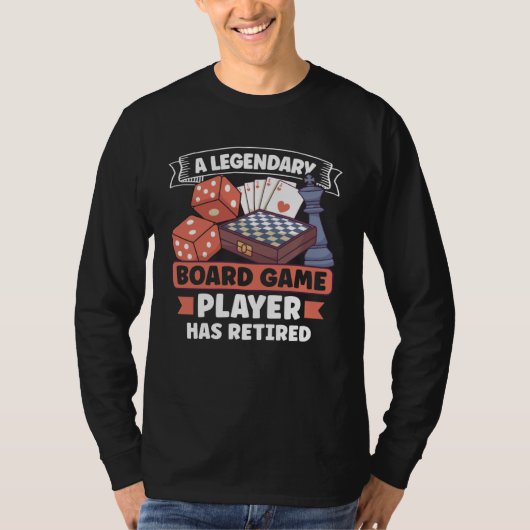Board Games Chess Board Game Player Gambling T-shirt (Voorkant)