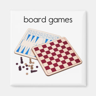 Board Games Refkoelkast Magnet Magneet