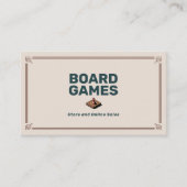 Board Games Store Visitekaartje (Voorkant)