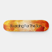 Boardiing For The Son Christian Skateboard (Horz)