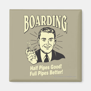 Boarding:Half Pipe is goed, volledig beter Magneet