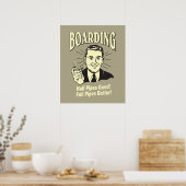 Boarding:Half Pipe is goed, volledig beter Poster (Keuken)