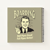 Boarding: Half Pipe's goed beter Notitieboek (Achterkant)