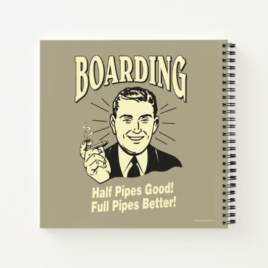 Boarding: Half Pipe's goed beter Notitieboek (Achterkant)