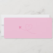 Boarding Pass Bestemming bruiloft QR code Rsvp Kaart (Achterkant)