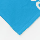 Boarding Pass (blue) Fleece Deken (Hoek)