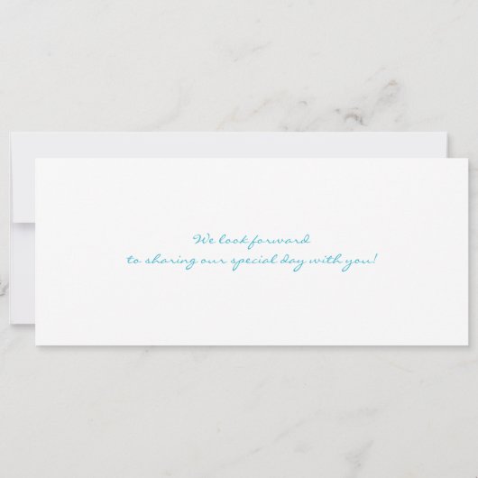 Boarding Pass Bootticket Uitnodigingen voor bruilo (Achterkant)