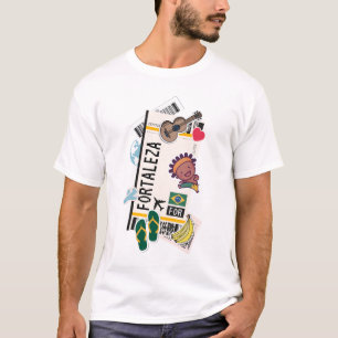 BOARDING PASS FORTALEZA BRAZILIL T-SHIRT